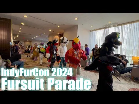 IndyFurCon 2024 Fursuit Parade