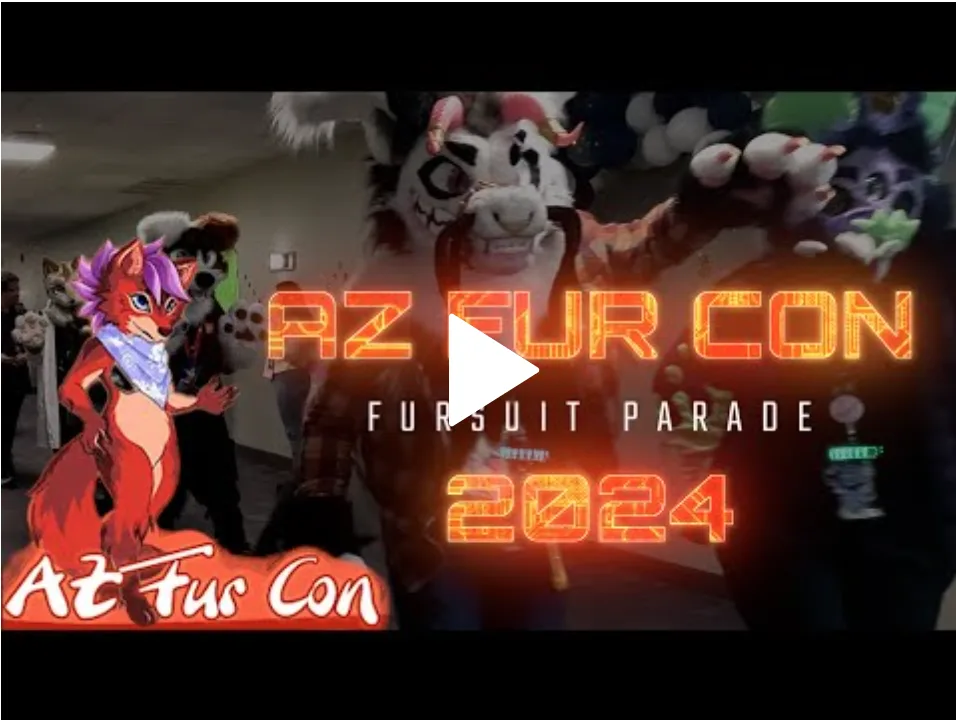 Arizona Fur Con (#AZFC2024) 2024 Fursuit Parade at the Mesa Convention Center on 12 Oct 2024 #furry