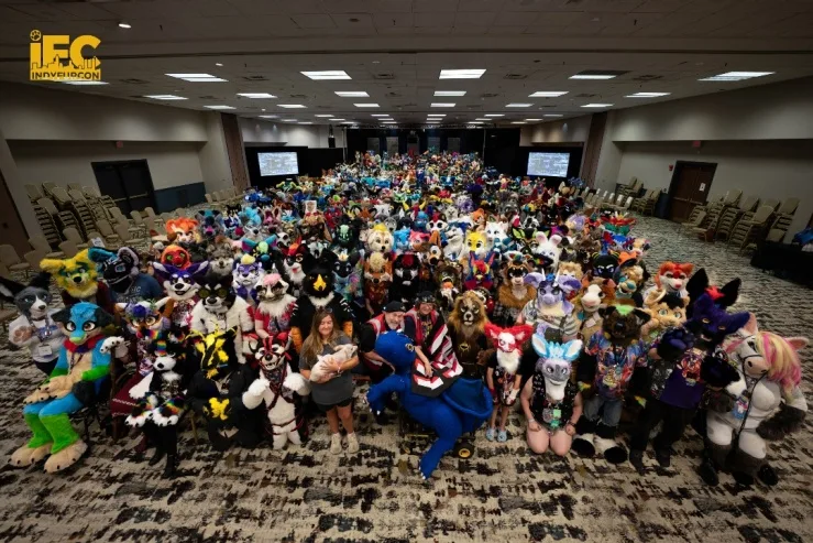 Indy Fur Con 2025 Fursuiter Photo