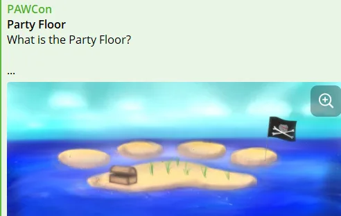 PAWcon Party Floor
